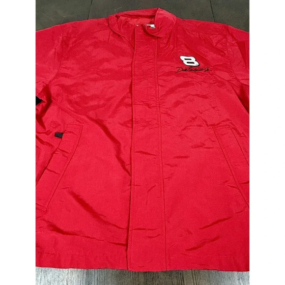 Chase Dale Earnhardt Jr. Windbreaker NASCAR Budweiser Jacket Adult XL - Picture 3 of 11